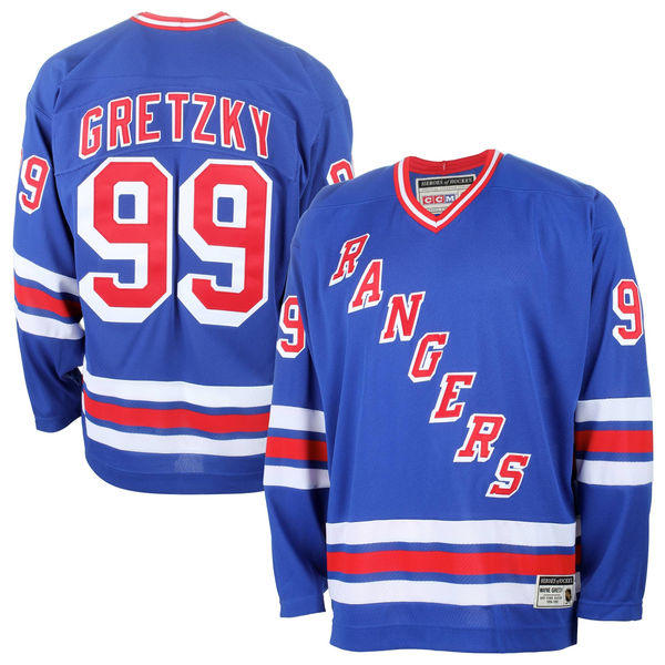 wayne gretzky new york rangers jersey