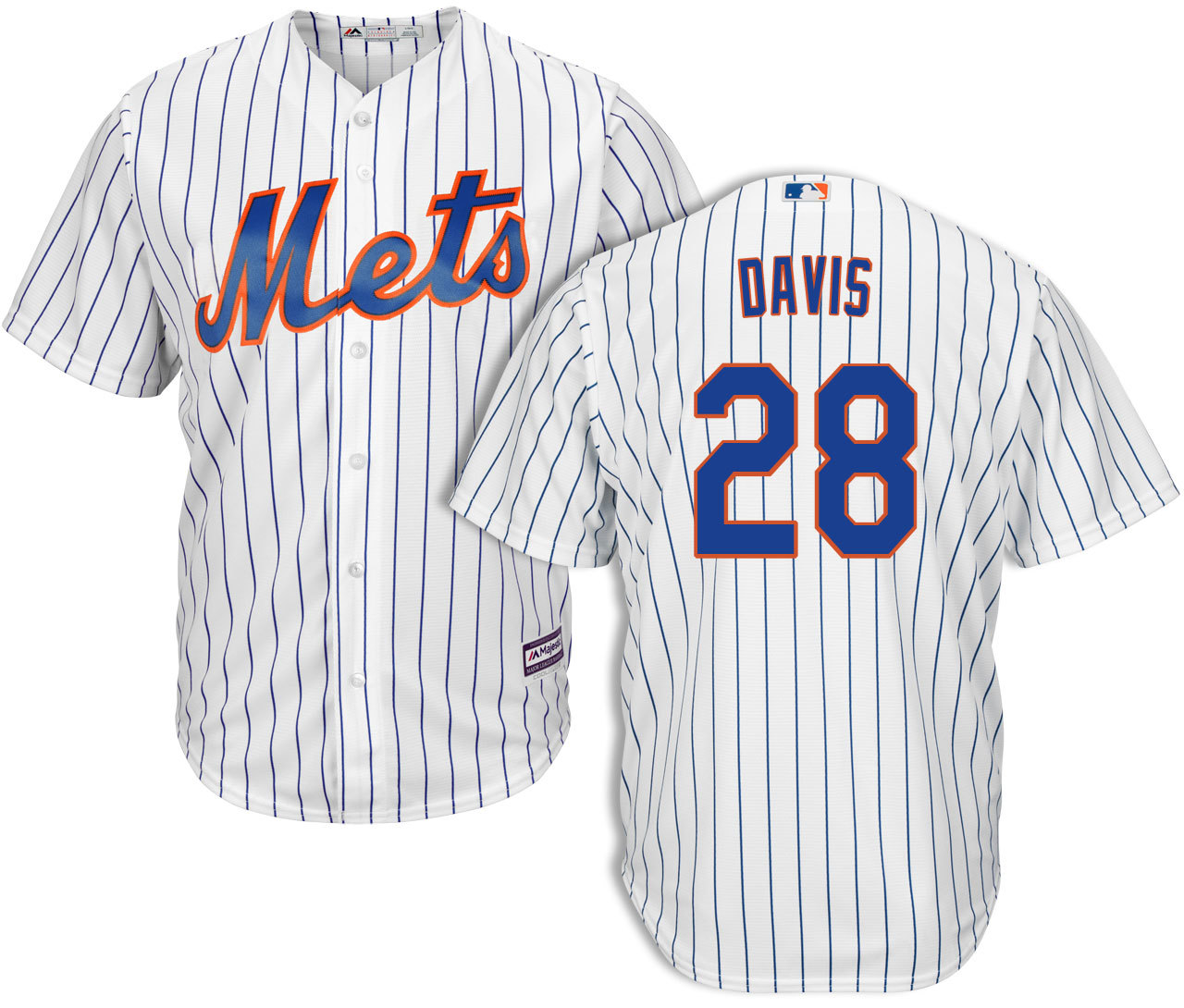 J.D. Davis New York Mets Home Jersey by 