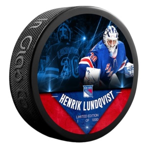 Henrik Lundqvist Unsigned Hockey Puck -