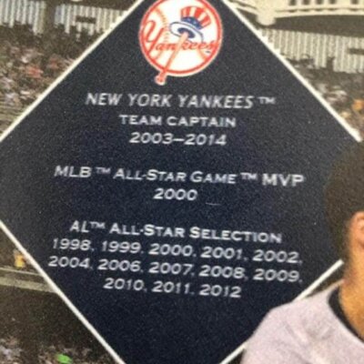 Derek Jeter New York Yankees Bradford Exchange Plaque