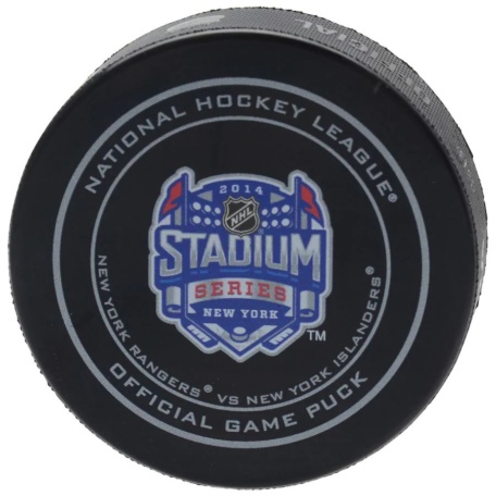New York Rangers vs. New York Islanders 2014 NHL Game Puck