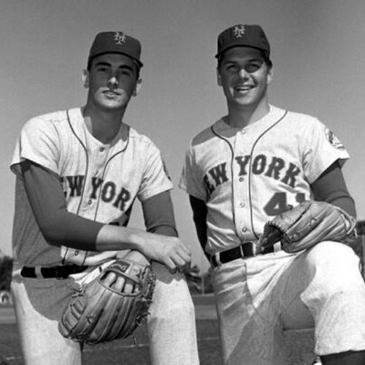 New York Mets NOLAN RYAN & TOM SEAVER Photo Baseball Print
