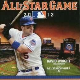 2013 MLB Official NY METS All-Star Game Program Special Limited Ed David Wright