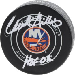 Clark Gillies signed New York Islanders Puck autographed