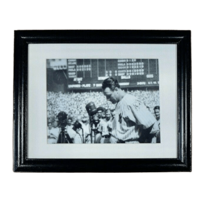 Lou Gehrig - N.Y. Yankees - Farewell Speech Yankee Stadium