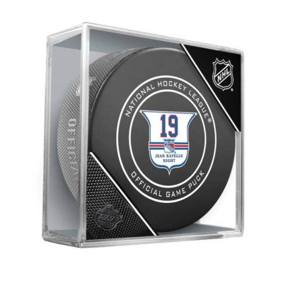 Jean Ratelle New York Rangers Night Official Game Puck