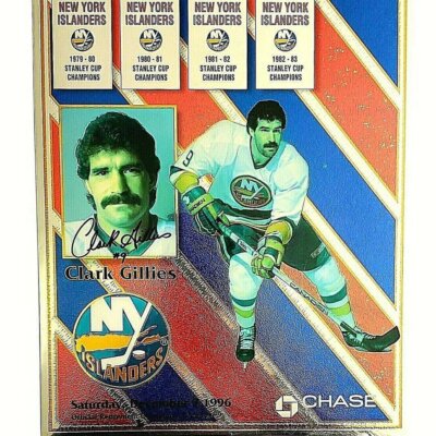 Clark Gillies #9 New York Islanders Legends Series SGA Mini Locker