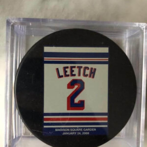 Brian Leetch -New York Rangers puck-collectors series