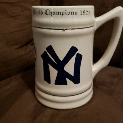 New York Yankees 1927 World Champions ceramic mug