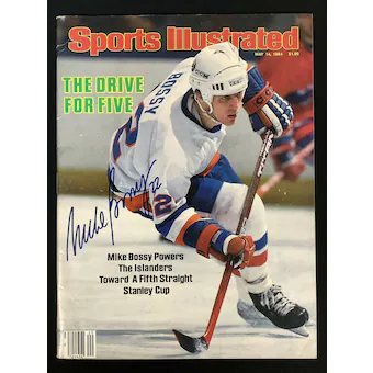 Mike Bossy Signed Sports Illustrated Mag