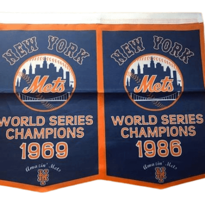 New York Mets World Series Champions Banners