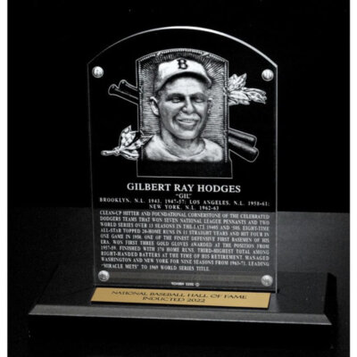 Gil Hodges Acrylic Replica Hall of Fame Plaque-July 24,2022