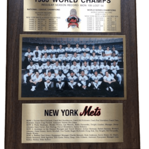 1986 Mets World Champs Plaque