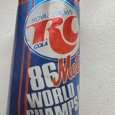 RC COLA CAN-NY METS WORLD CHAMPS-86