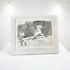 Don Larsen's Perfect Game Signed Print JSA Authentication