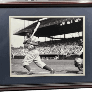 Brooklyn Dodgers Jackie Robinson at The Plate-