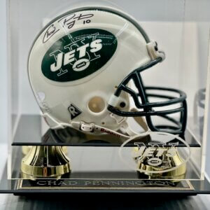 Chad Pennington Autographed New York Jets Riddell Authentic Mini Helmet'
