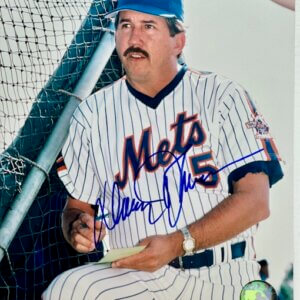 Davey Johnson autographed photo