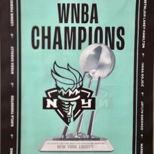 NY Liberty Championship banner
