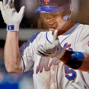 David Wright celebratory photo