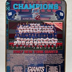 NY GIANTS Super Bowl 42 Champions Plaque