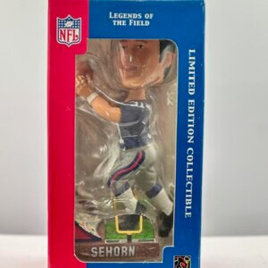 Jason Sehorn Legends of the Field limited edition bobblehead by Forever Collectibles in New York Giants uniform