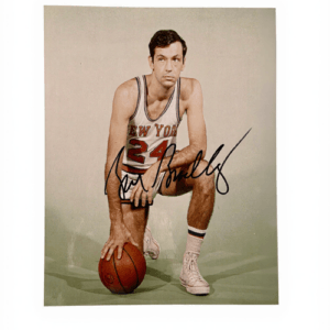 Bill Bradley autographed New York Knicks photo authenticated by North Orlando Sports Promotions, Inc.