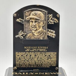 Mariano Rivera Hall Of Fame Replica Plaque SGA 8-17-19