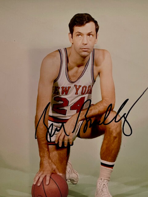 Bill Bradley Signed Photo New York Knicks