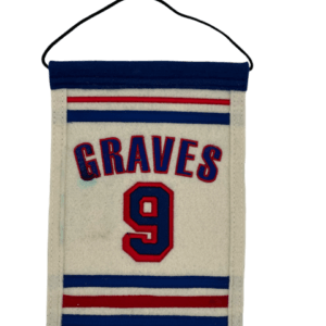 Adam Graves #9 Mini (6x9)  Wool Banner