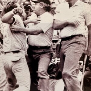 George Brett Pine Tar Incident Photo –  NY Yankees Baseball History