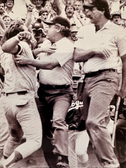 George Brett Pine Tar Incident Photo – NY Yankees Baseball History
