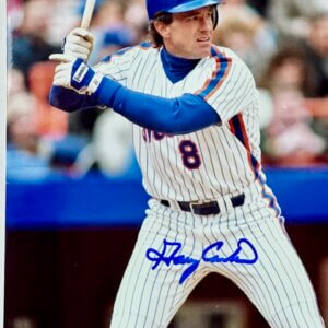 Gary Carter Autographed Photo – New York Mets
