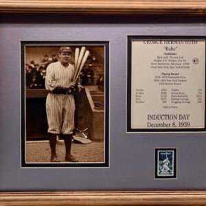 Babe Ruth Hall of Fame Induction Day Framed Photo