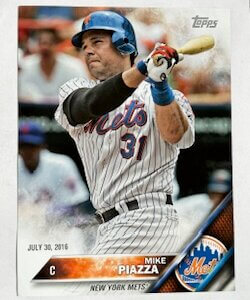 Mike Piazza #31 Topps Card – Commemorative 2016 Edition
