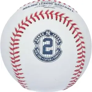 Derek Jeter New York Yankees Rawlings Retirement Logo Baseball