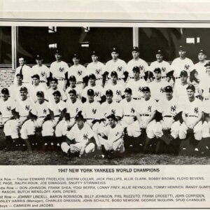 1947 New York Yankees Team Photo