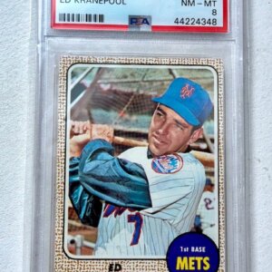 1968 Topps Ed Kranepool card- 