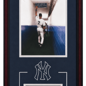 Framed 13x21 Derek Jeter Yankee Pride corridor photograph for Yankees collectors