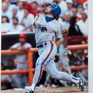 Howard Johnson Autographed Photo – New York Mets