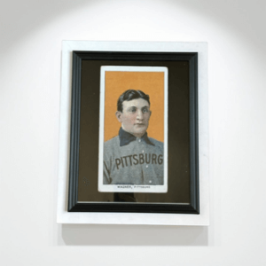 Honus Wagner T206 Framed 1909 Card Reproduction