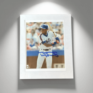 Darryl Strawberry Autographed Mets Photo COA