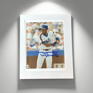 Darryl Strawberry Autographed Mets Photo COA