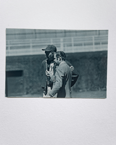 Gil Hodges & Bob Murphy Interview Postcard Photo