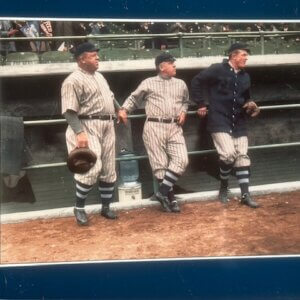 Christy Mathewson with John McGraw & Wilbert Robinson – 1912 Conlon Photo