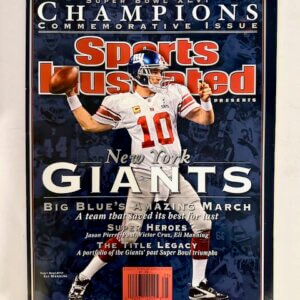 Sports Illustrated commemorative issue celebrating the New York Giants’ Super Bowl XLVI championship