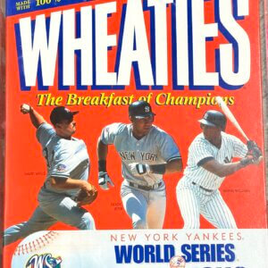 New York Yankees World Series Champion 1998 Wheaties Cereal Box