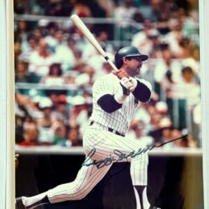 Reggie Jackson Autographed Swing Photo – Yankees