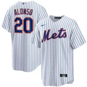 Pete Alonso New York Mets Nike White Authentic Replica Player Jersey