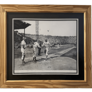 New York Yankees 1927 Murderer's Row Framed Photo Collage - 12x15 Inch Baseball Wall Art
